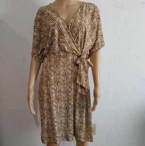 Jennifer Lopez wrap front dress size Large